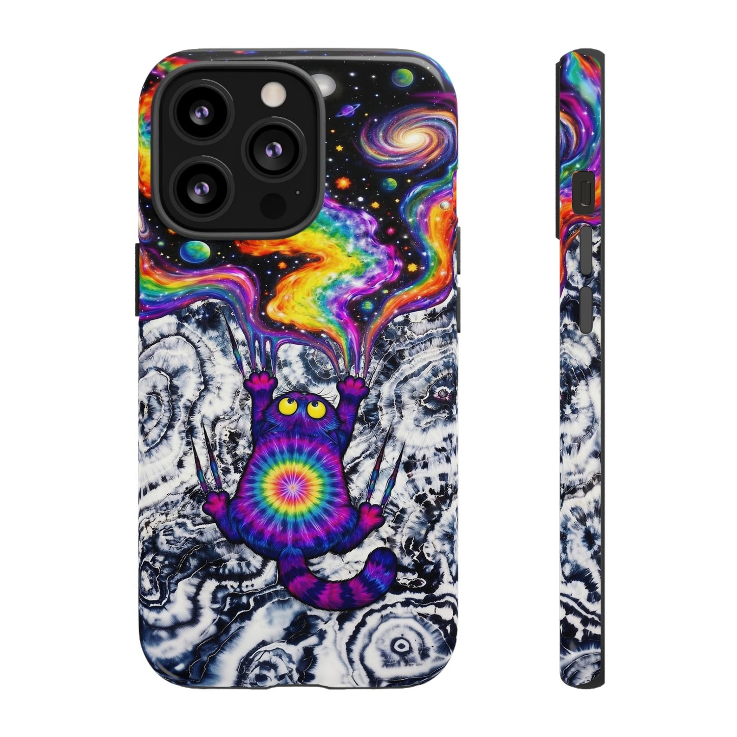 SCRATCHING CAT GALAXY PHONE CASE - KMTM1004261