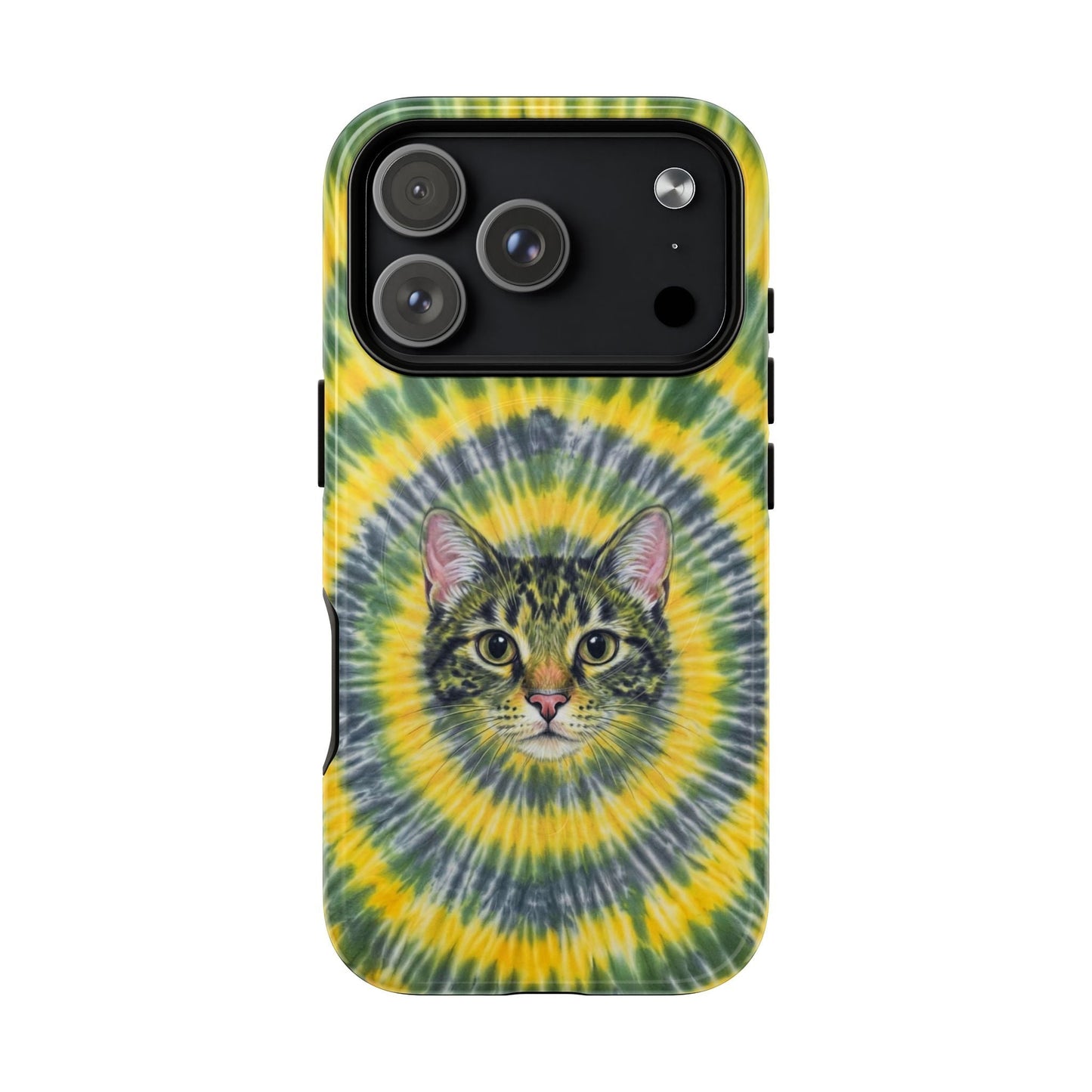 FUNNY CAT SWIRL MAGNETIC PHONE CASE - TLNT1604263