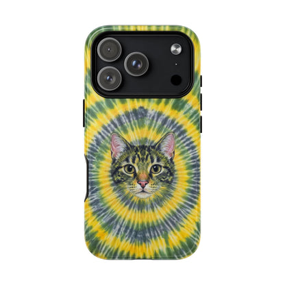 FUNNY CAT SWIRL MAGNETIC PHONE CASE - TLNT1604263