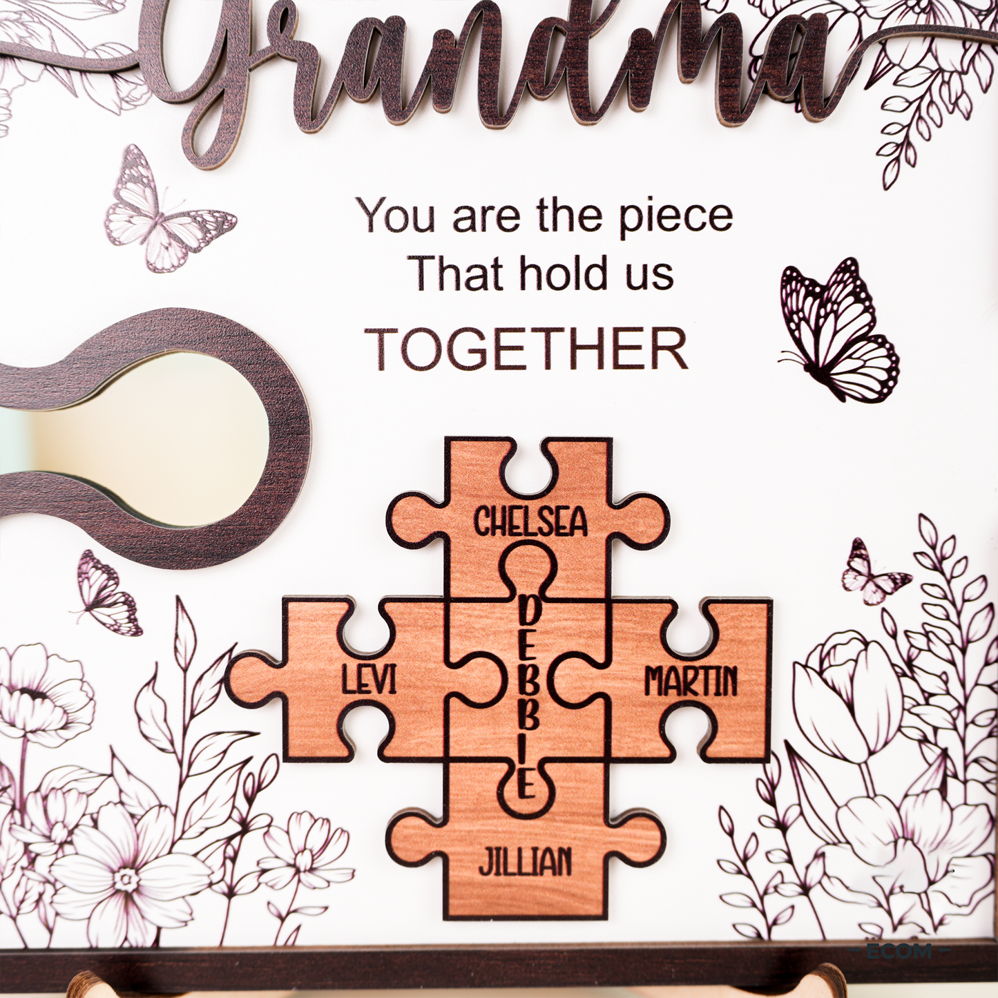 Mother's Day Custom Crossword Puzzle Sign for Mom
