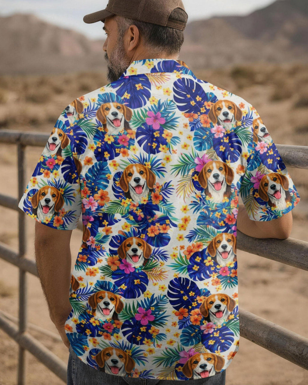 BEAGLE TROPICAL HAWAIIAN SHIRT - TLTW0604261