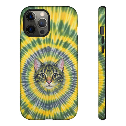 FUNNY CAT SWIRL  PHONE CASE - TLNT1604263