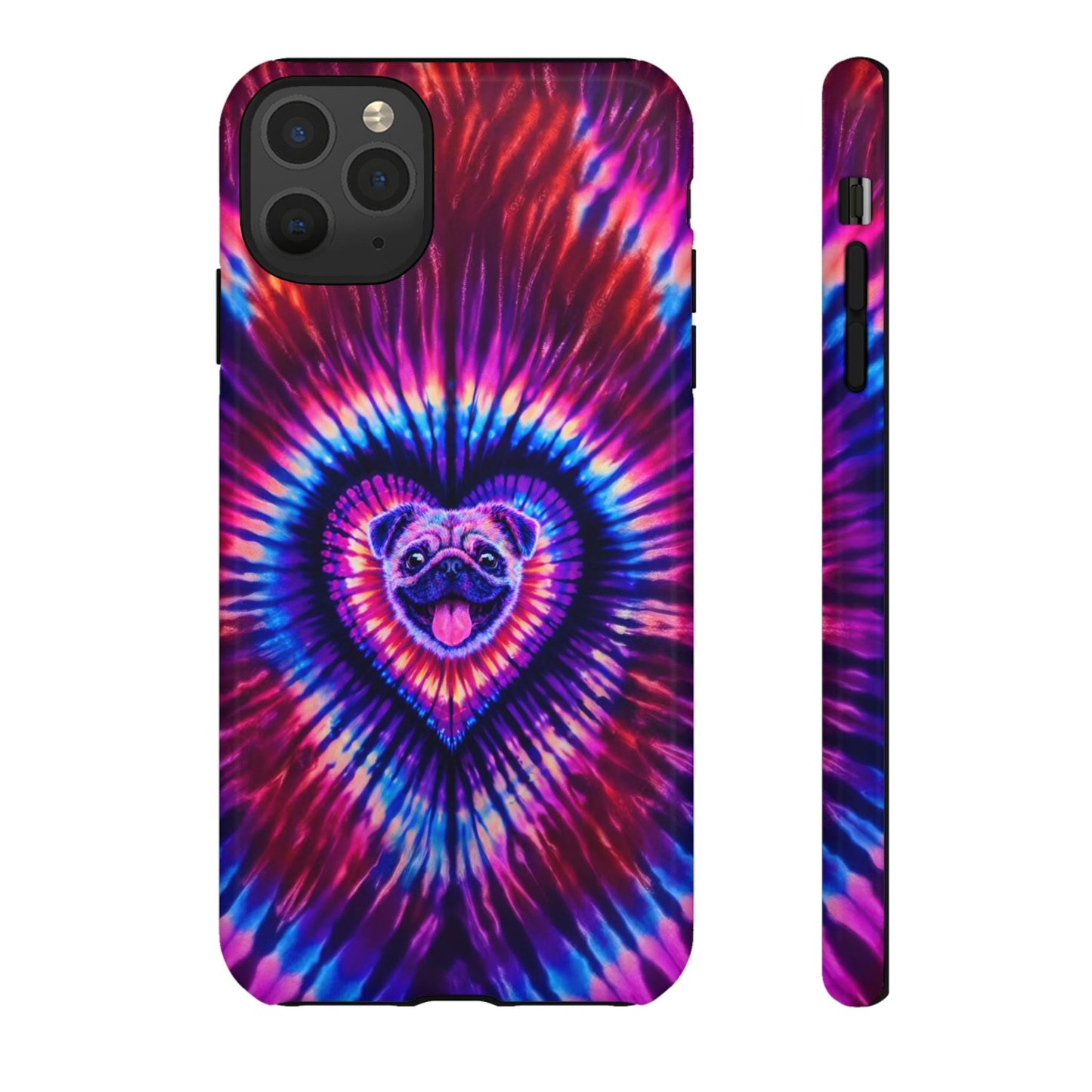 PUG DOG HEART SWIRL PHONE CASE  - TLTW1104264