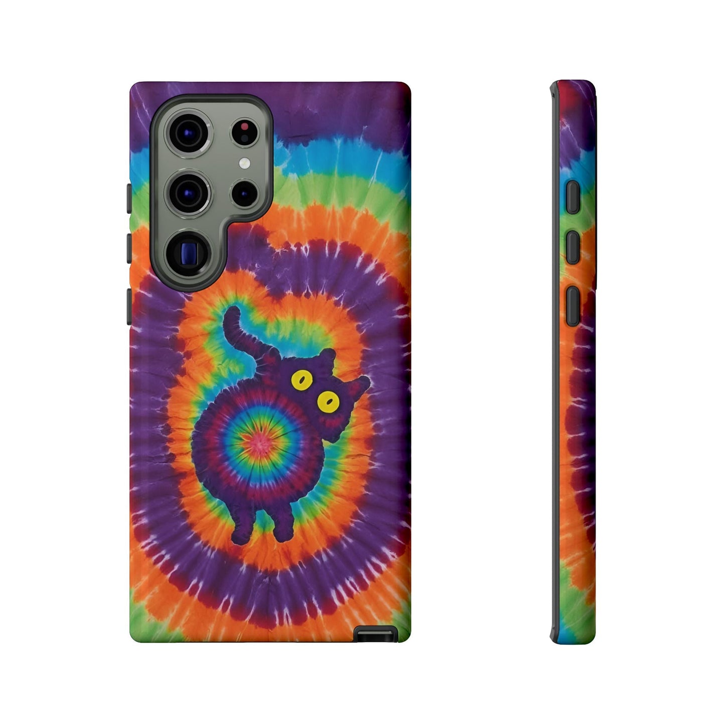 FUNNY CAT SWIRL PHONE CASE - TLNO1604261