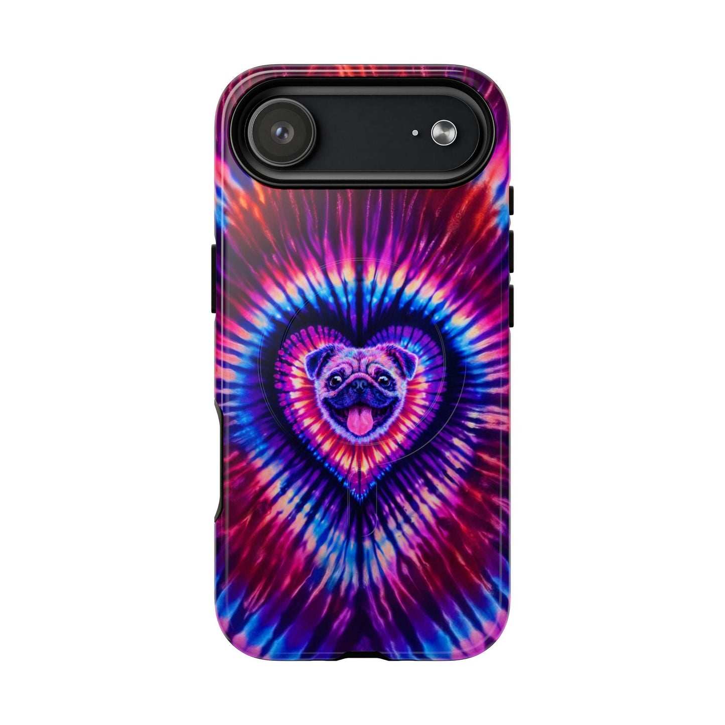 PUG DOG HEART MAGNETIC PHONE CASE - TLTW1104264