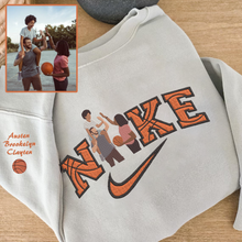 Load image into Gallery viewer, Personalized Embroidered Basketball Hoodie Sweatshirt T-Shirt
