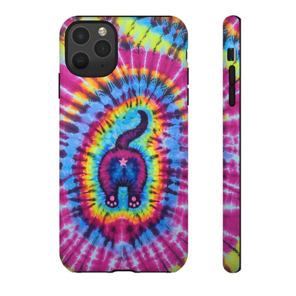 CAT COLORFUL SWIRL PATTERN PHONE CASE - TLTW1404263
