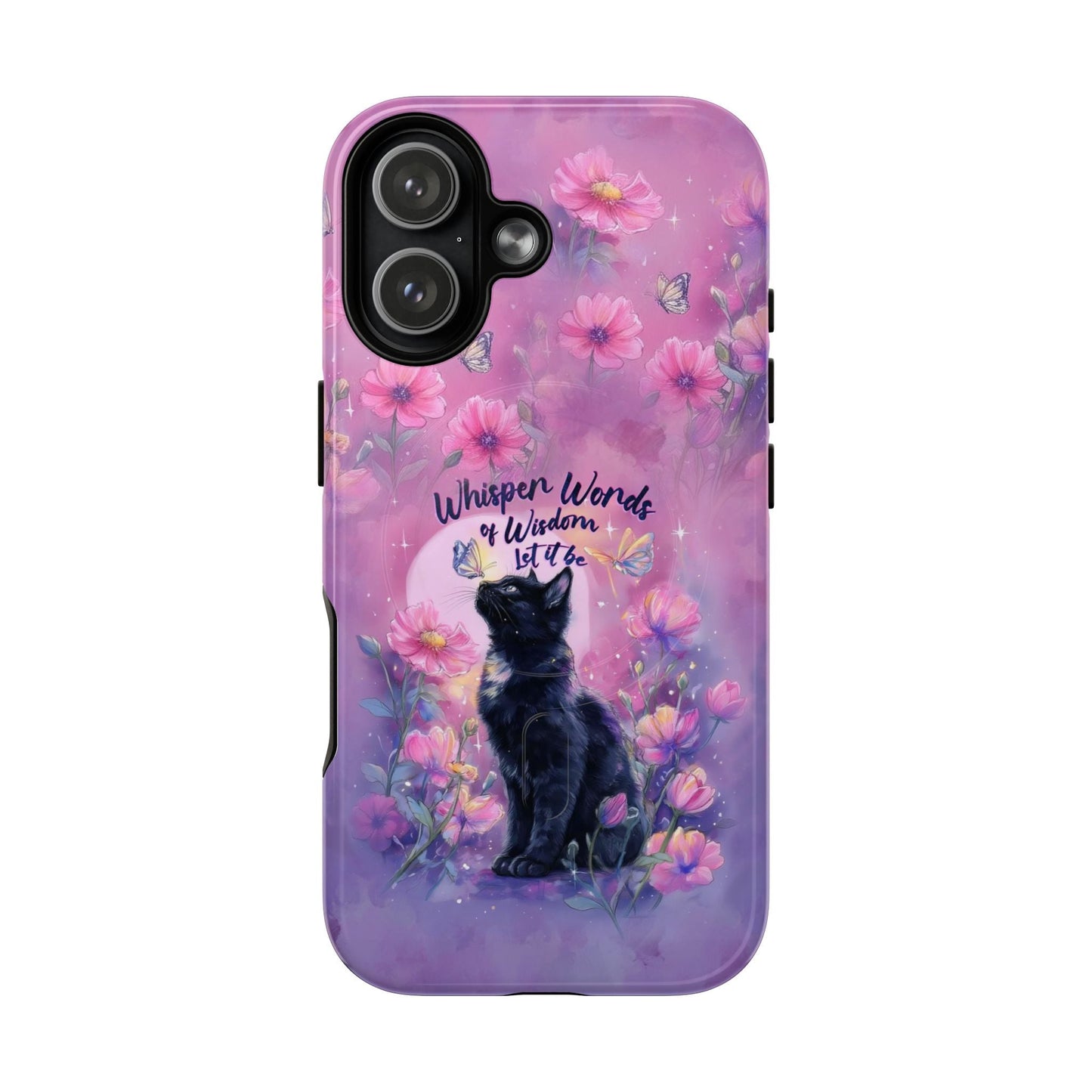 WHISPER WORDS OF WISDOM LET IT BE CAT MAGNETIC PHONE CASE - TLHG2605264
