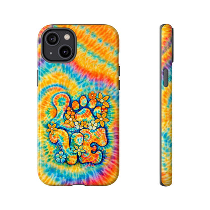 LOVE PAW PRINT SWIRL PHONE CASE  - TLHN2304264