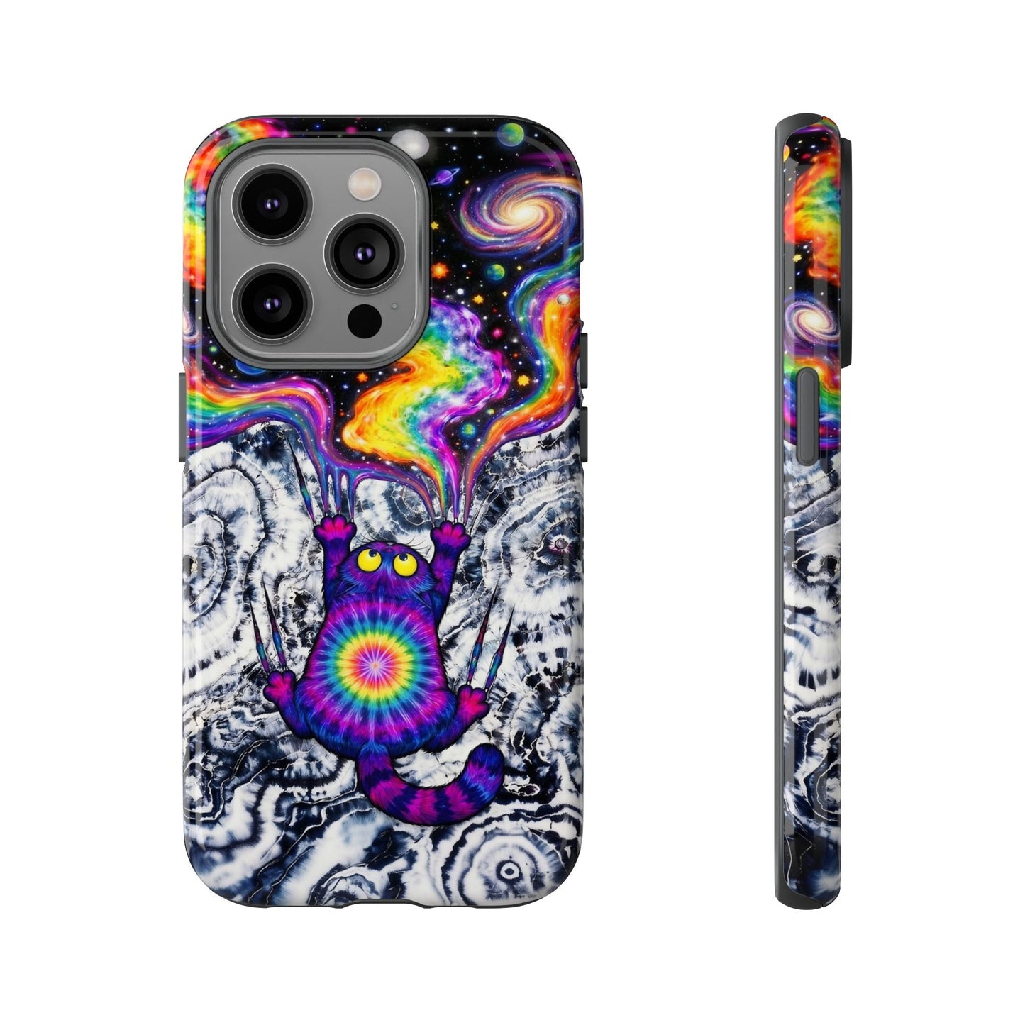 SCRATCHING CAT GALAXY PHONE CASE - KMTM1004261