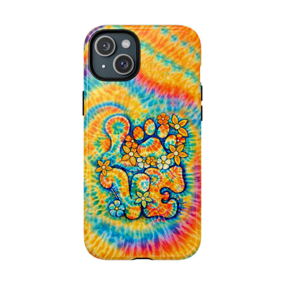 LOVE PAW PRINT SWIRL MAGNETIC PHONE CASE  - TLHN2304264