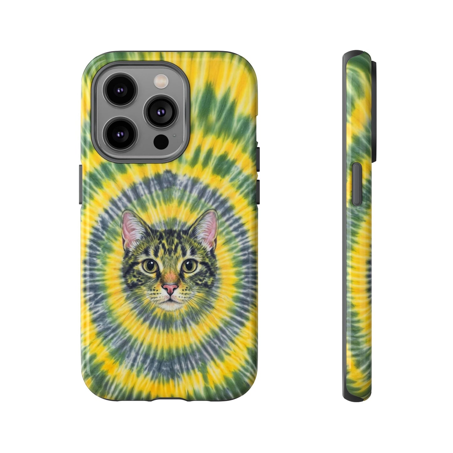 FUNNY CAT SWIRL  PHONE CASE - TLNT1604263