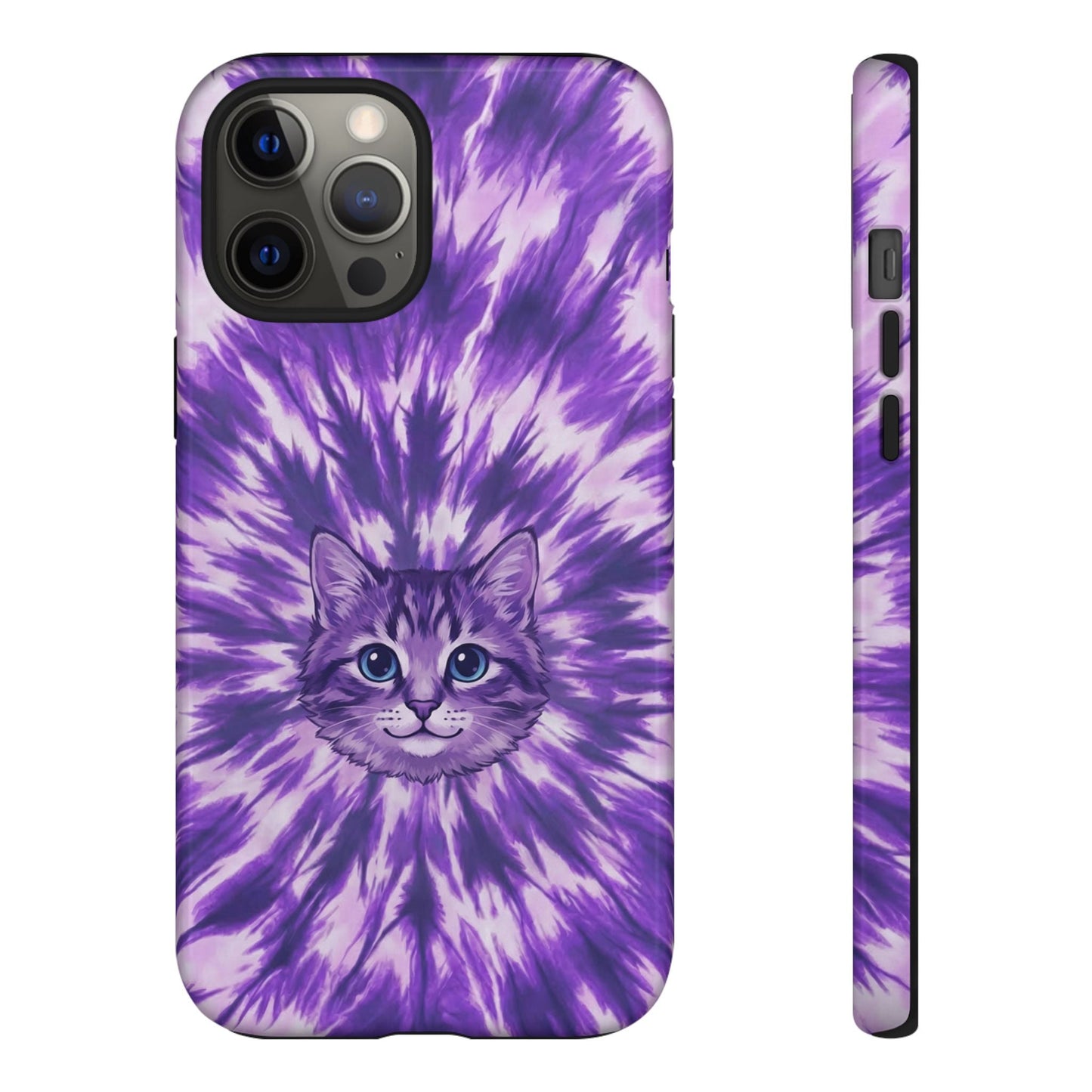 PURPLE AURA CAT PHONE CASE - TYPQ1304269