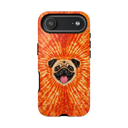 PUG DOG ORANGE  PHONE CASE - TLNT1604261