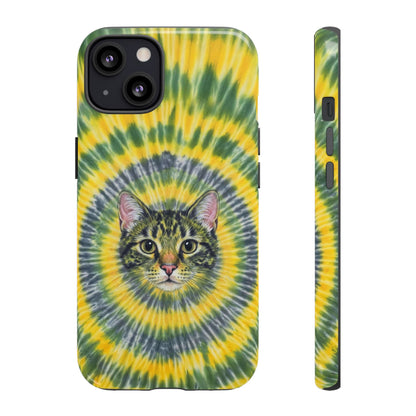FUNNY CAT SWIRL  PHONE CASE - TLNT1604263