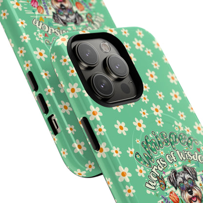 WHISPER WORDS OF WISDOM LET IT BE SCHNAUZER MAGNETIC PHONE CASE - TY0405261