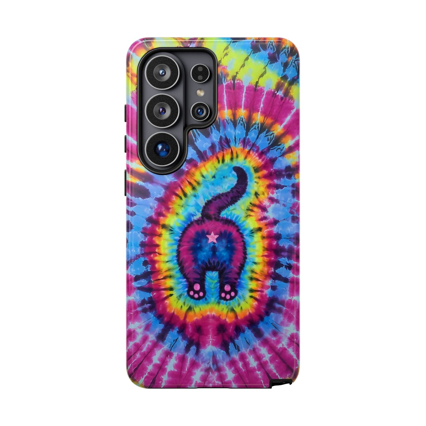 CAT COLORFUL SWIRL PATTERN PHONE CASE - TLTW1404263
