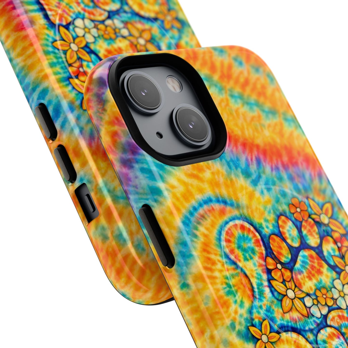LOVE PAW PRINT SWIRL MAGNETIC PHONE CASE  - TLHN2304264
