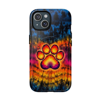 PAW PRINT SWIRL MAGNETIC PHONE CASE  - TLHG2404264