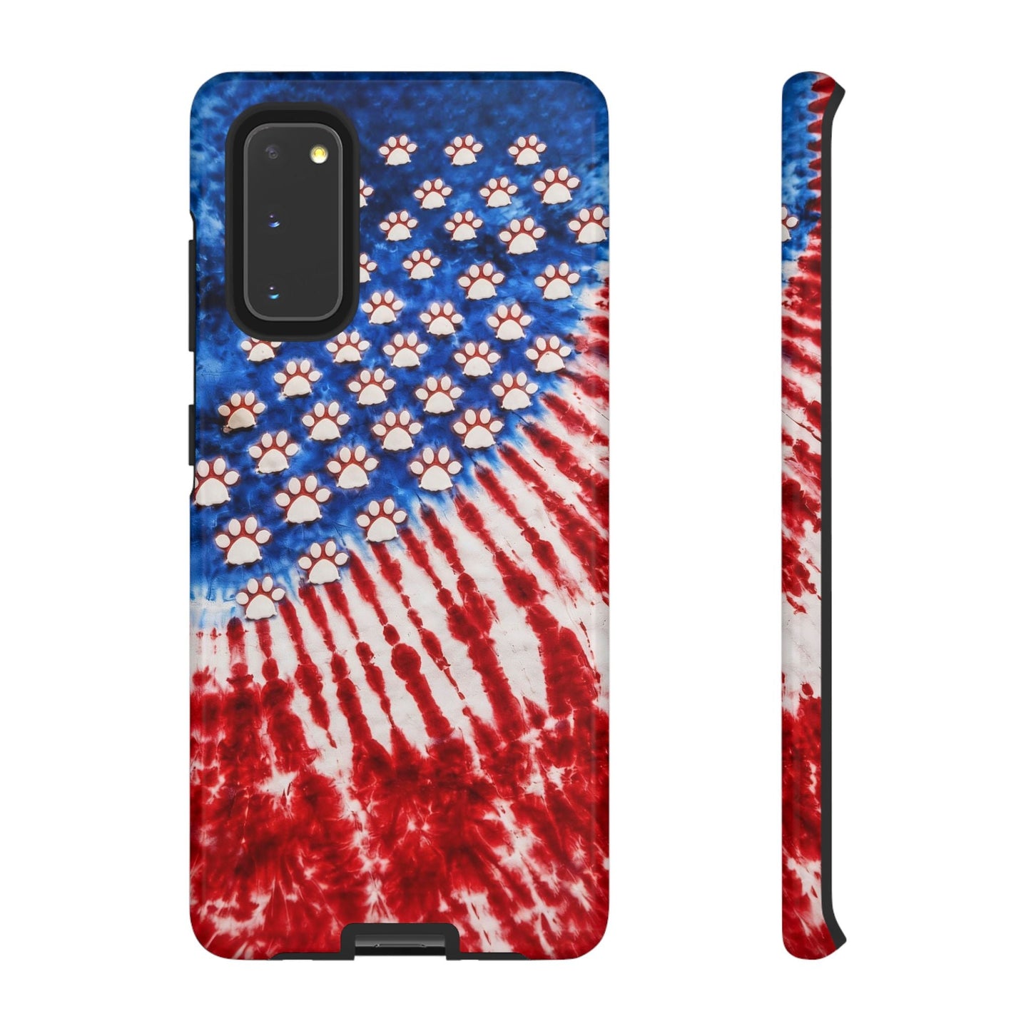 PAW PRINT RED WHITE & BLUE PHONE CASE - TLHG1704262