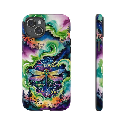 JUST BREATH DRAGONFLY  PHONE CASE  - TLHG2304264