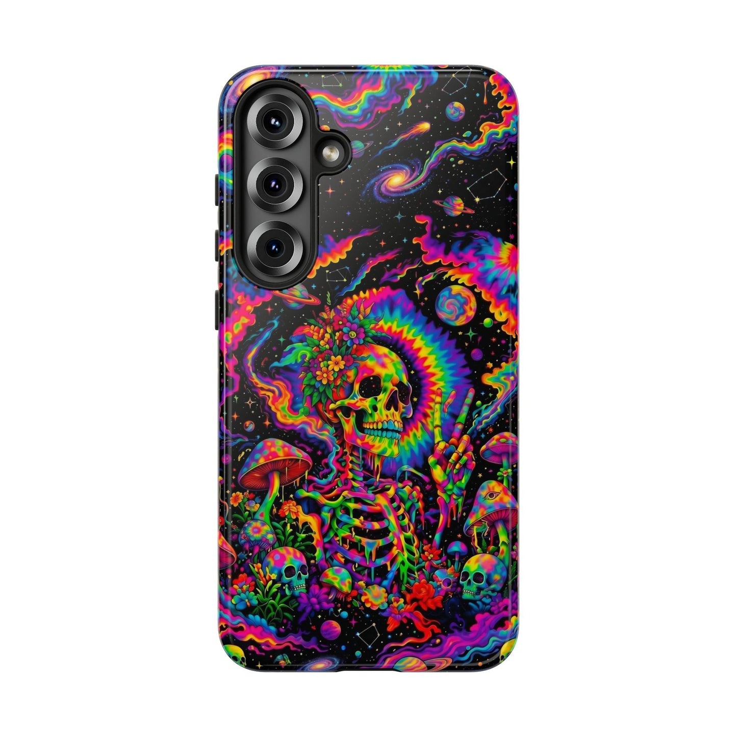 HIPPIE SKULL PSYCHEDELIC PHONE CASE  - TLNO2904262