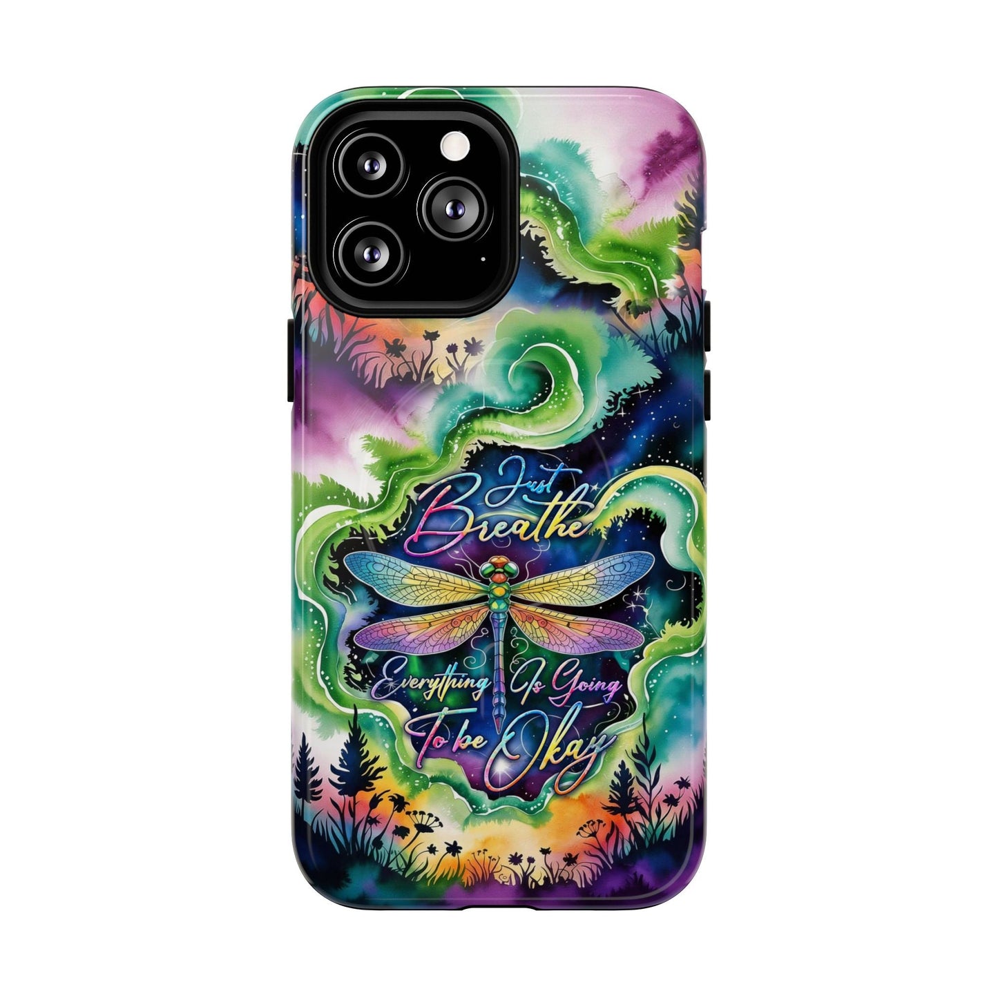 JUST BREATH DRAGONFLY MAGNETIC  PHONE CASE - TLHG2304264