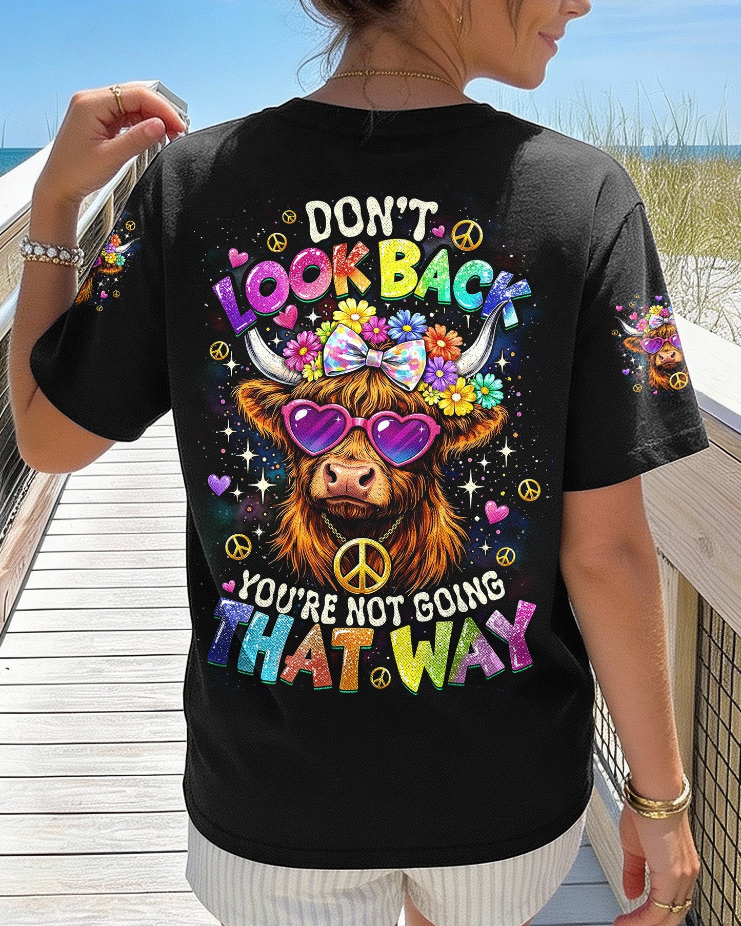 DON'T LOOK BACK COW ALL OVER PRINT - TYQY1505261