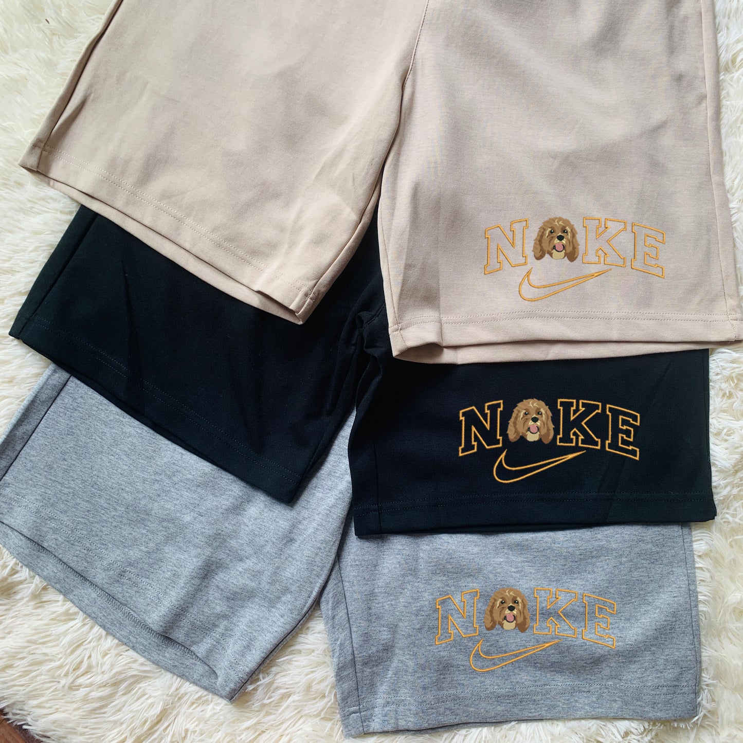 Personalized Embroidered Pet Dog Cat Shorts