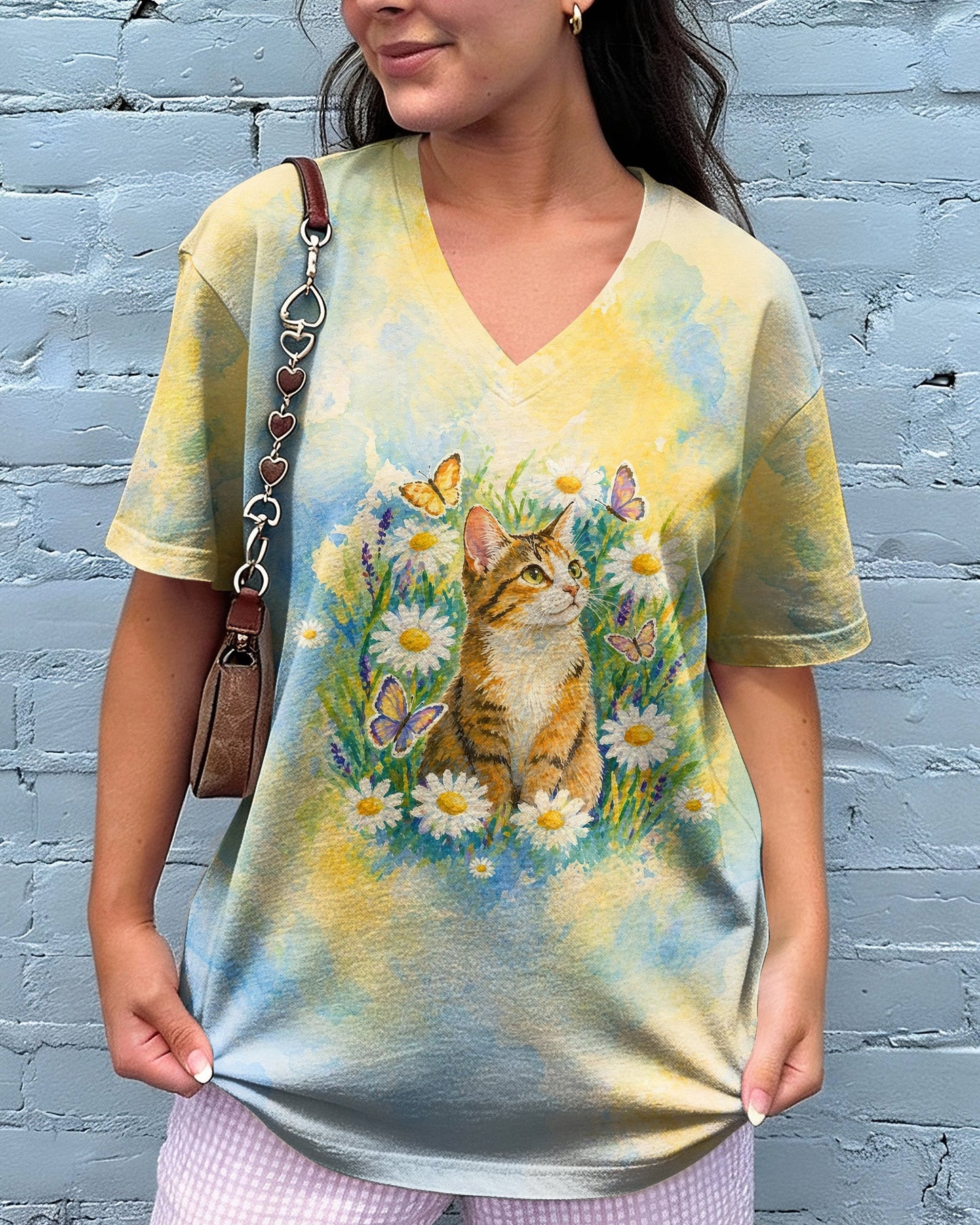 WHISPER WORDS OF WISDOM LET IT BE CAT ALL OVER PRINT   - TLHG2404261
