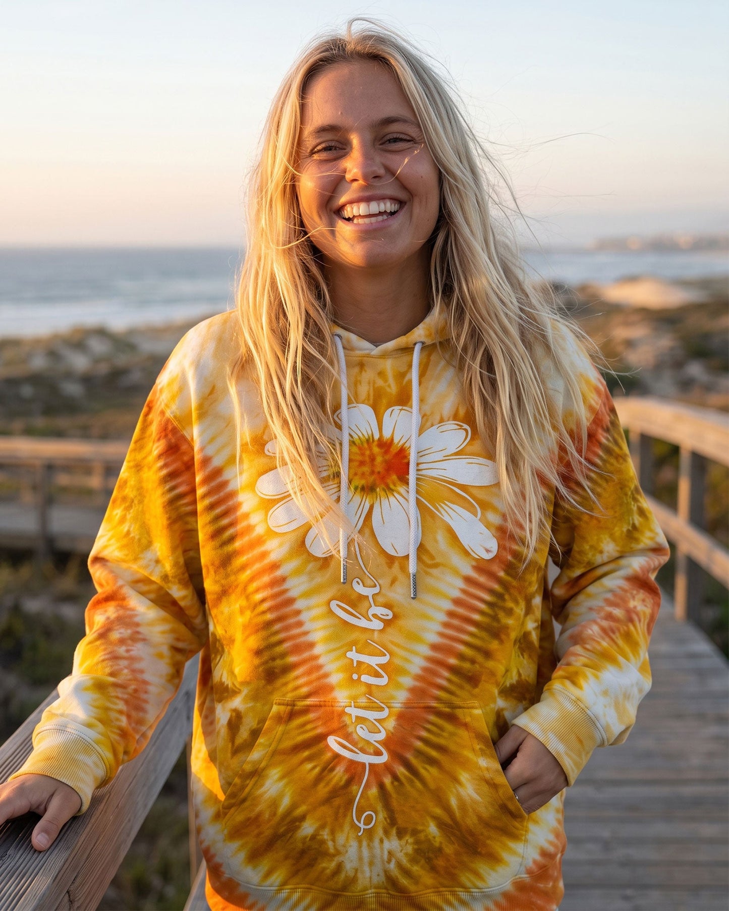 LET IT BE DAISIES V PATTERN  ALL OVER PRINT   - TLTW0107261