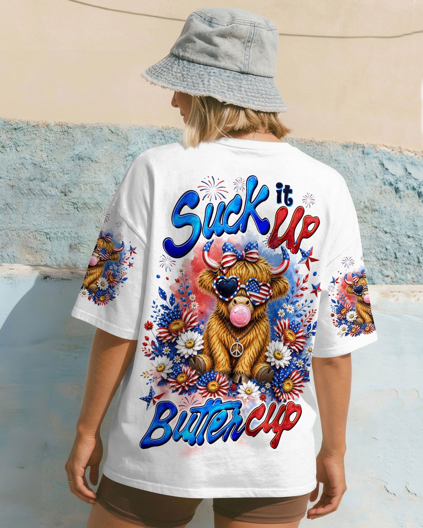SUCK IT UP BUTTERCUP COW ALL OVER PRINT - TLTW2705262