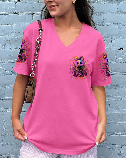 IN OCTOBER WE WEAR PINK BOO BLACK CAT BREAST CANCER AWARENESS ALL OVER PRINT  - TLTW1507265