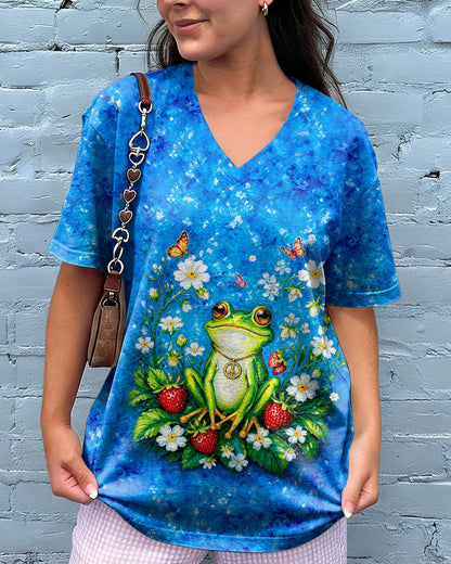 BE YOU THE WORLD WILL ADJUST FROG ALL OVER PRINT - TLHG0805264