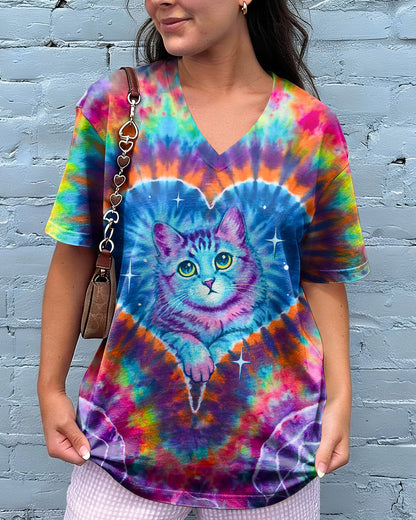 NEON DREAM CAT HEART ALL OVER PRINT – KM0405261