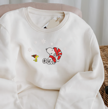 Load image into Gallery viewer, Cute Christmas Embroidered Hoodie Sweatshirt T-Shirt
