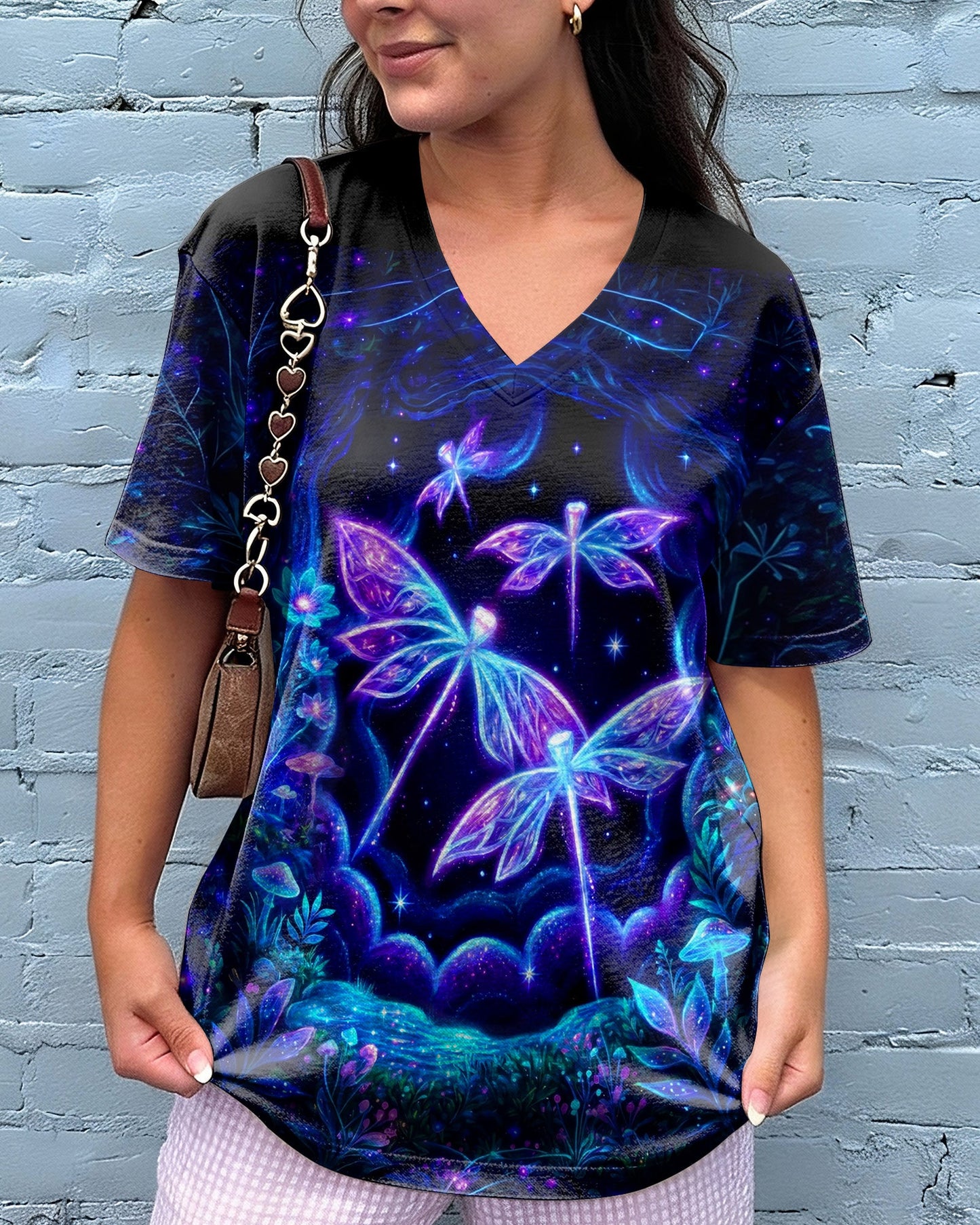 JUST BREATHE AND BELIEVE DRAGONFLY ALL OVER PRINT - RI1405261