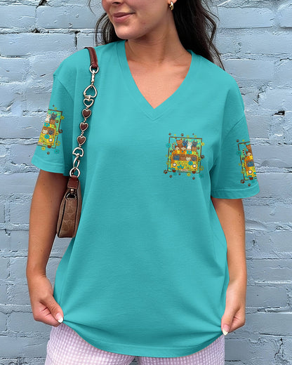 LIFE IS BETTER WITH CATS ALL OVER PRINT - TYQY2206261