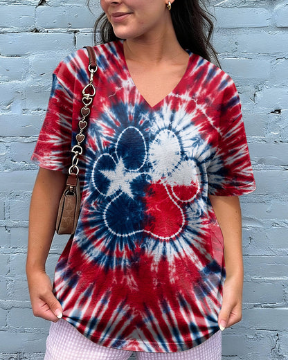 TEXAS PAW PRINT BURST ALL OVER PRINT   - TLTW1206262