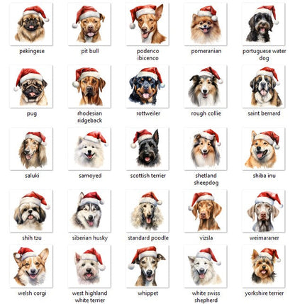 Personalized Pet Dog Cat Dear Santa Imitation Knitted Quilt