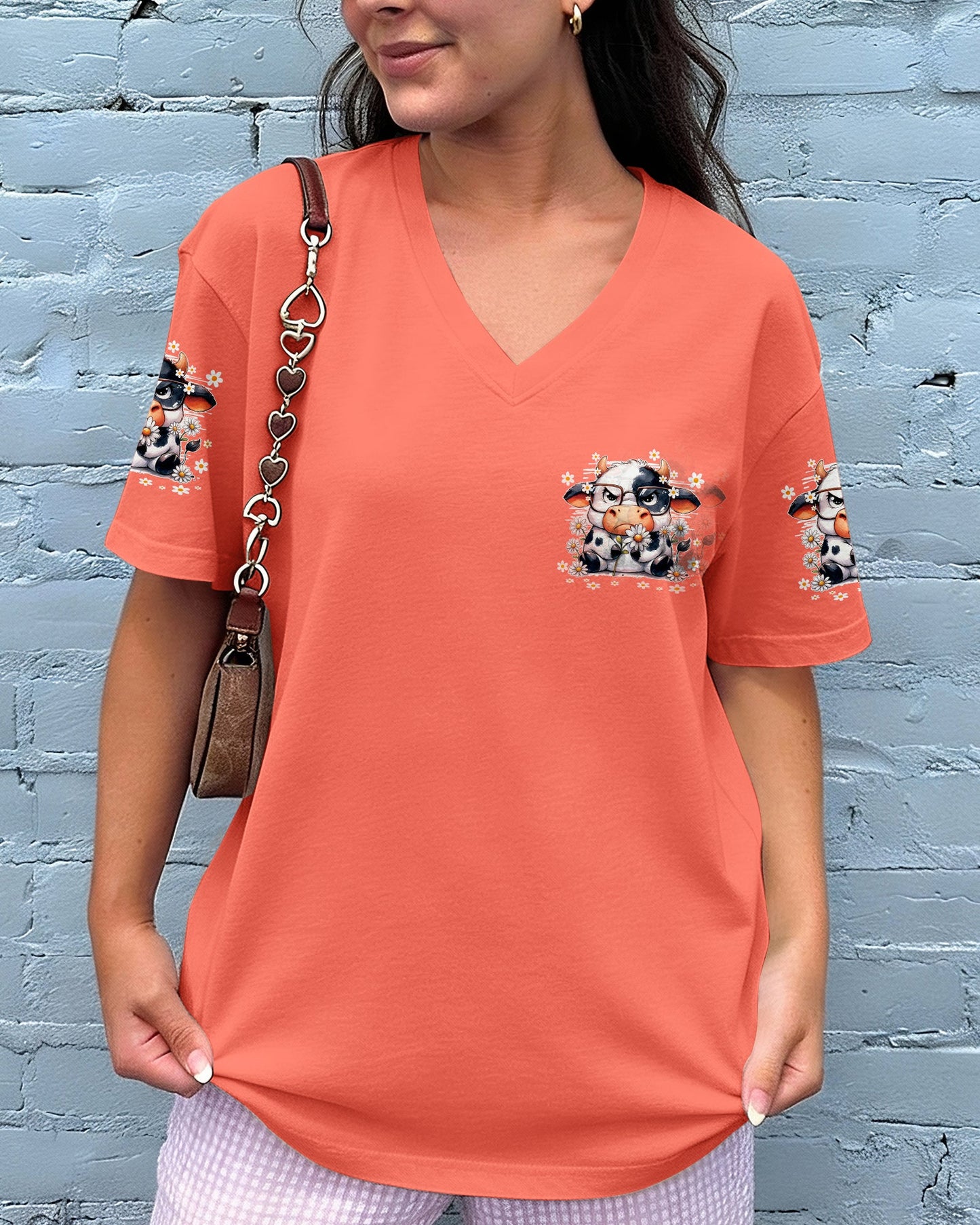 APPARENTLY I HAVE AN ATTITUDE WHO KNEW COW ALL OVER PRINT - TY0206261