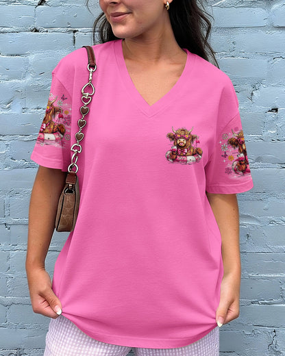 I WAS SIMPLY BORN TO DILLY DALLY COW  ALL OVER PRINT - TLNO1605262