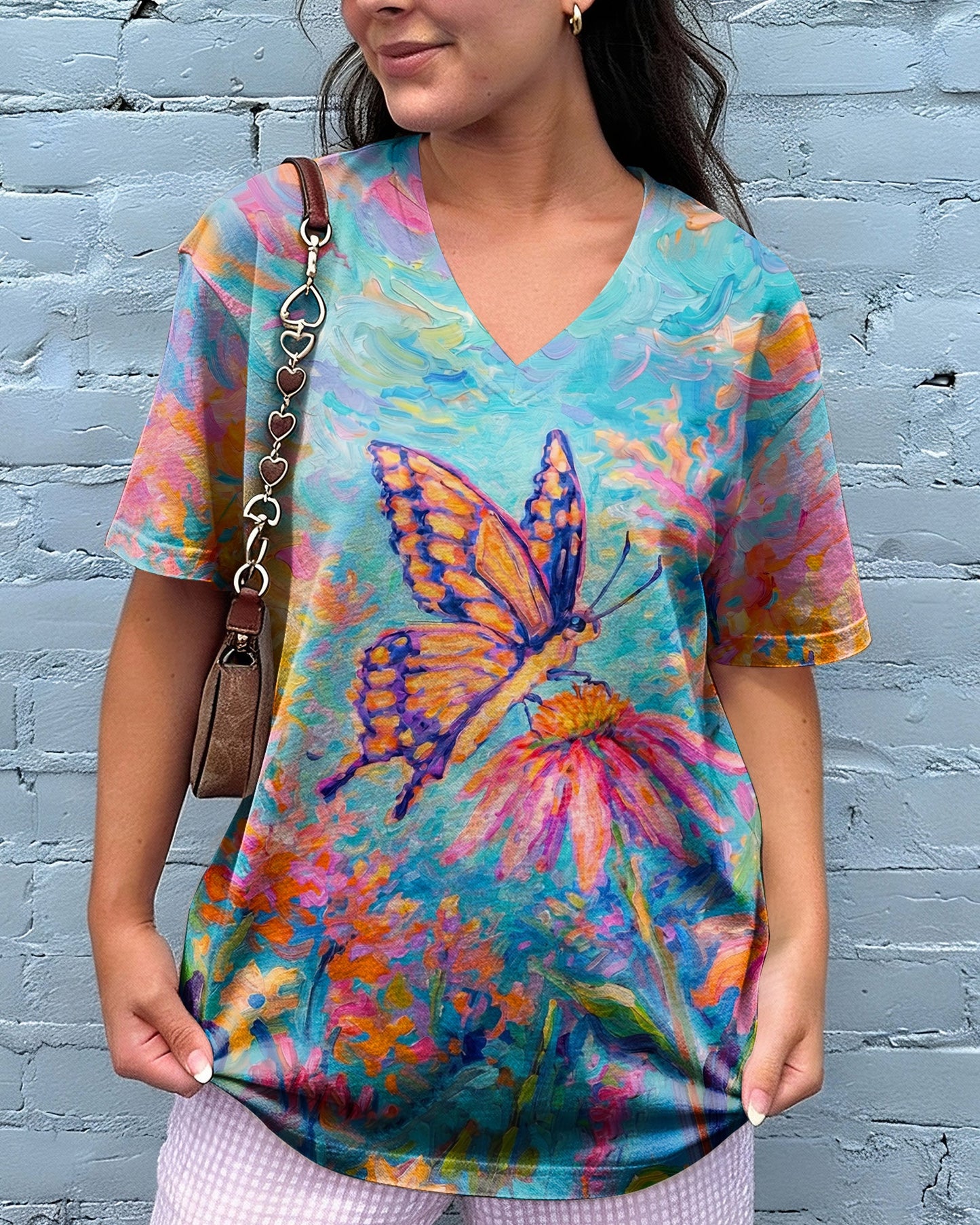JUST BREATHE BUTTERFLY ALL OVER PRINT  - TLNO1404261