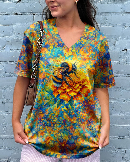 IN A WORLD WHERE YOU CAN BE ANYTHING BEE KIND ALL OVER PRINT  - TLTW0604262