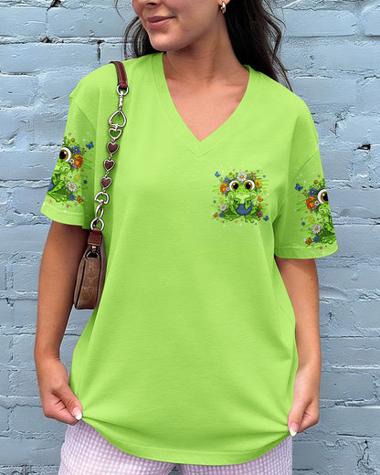 JUST BREATHE FROG ALL OVER PRINT - TLHG2206263