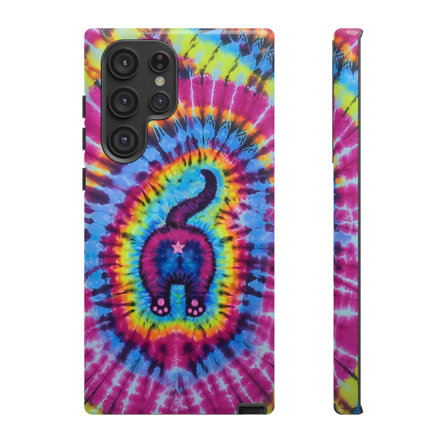 CAT COLORFUL SWIRL PATTERN PHONE CASE - TLTW1404263