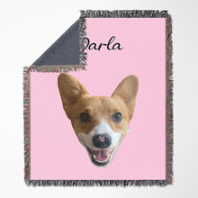 Load image into Gallery viewer, Personalized Pet Custom Woven Blanket
