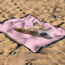 Load image into Gallery viewer, Personalized Pet Custom Woven Blanket
