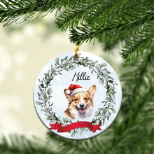 Load image into Gallery viewer, Personalized Pet Christmas Custom Ceramic Ornament
