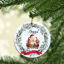 Load image into Gallery viewer, Personalized Dog Car Custom Ceramic Ornament
